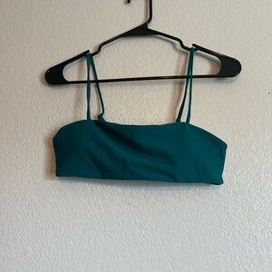 Beautiful blue bathing suit top